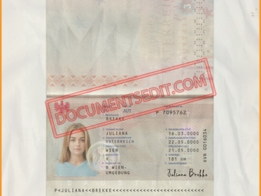 Austria Passport Scan