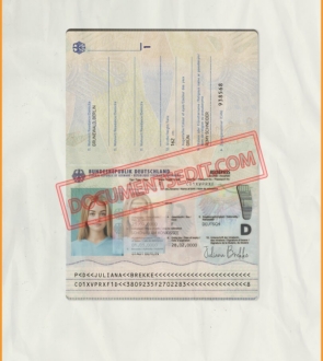 Germany passport new Scan