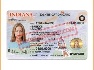 Indiana Identification card