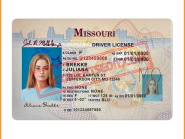 Missouri Driving License