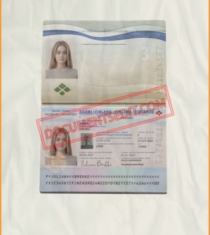 Passport of Finland Scan