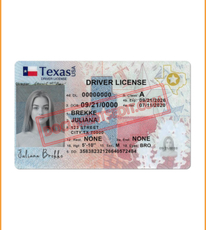 Texas Driver License new