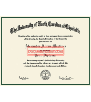 Carolina at charlotte certificate