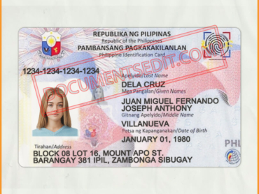 Republika NG Philippine ID Card 1
