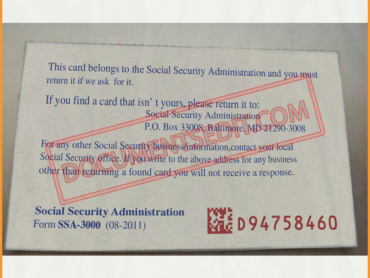 Social Security Card Template 22 2