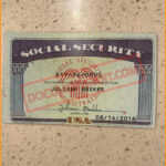 Social Security Card Template 24 2