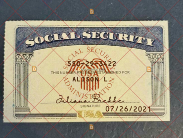 Social Security Card Template 26 Front