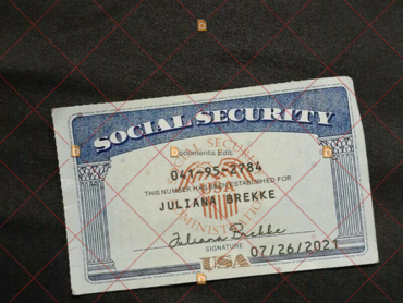 Social Security Card Template 27 Front