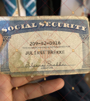 Social Security Card Template 29 Front