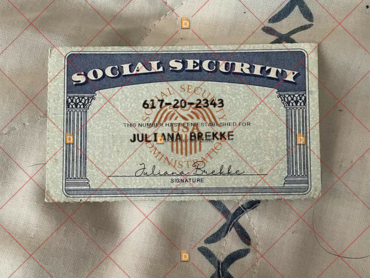 Social Security Card Template 32 Front
