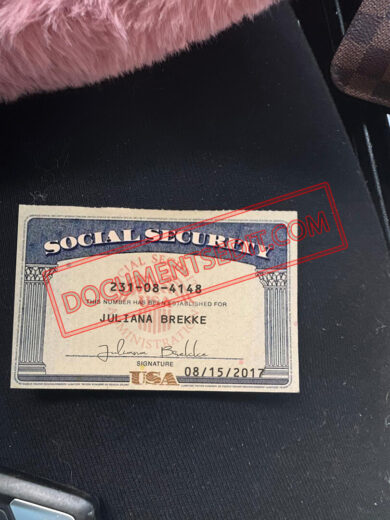 Social Security Card Template 39