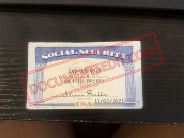 Social Security Card Template 45 f