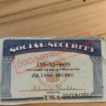 Social Security Card Template 46 f