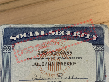 Social Security Card Template 46 f