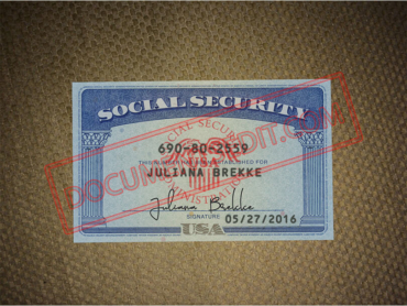 Social Security Card Template 48 f