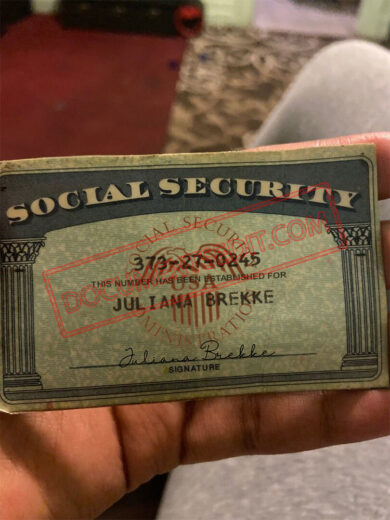 Social Security Card Template 51