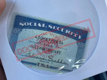 Social Security Card Template 52