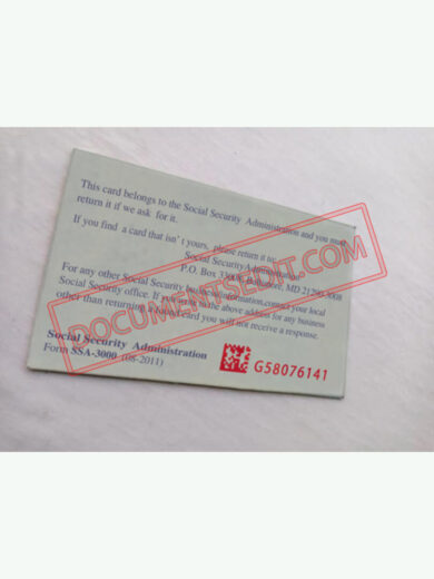 Social Security Card Template 55 b
