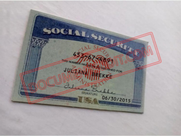 Social Security Card Template 55 f