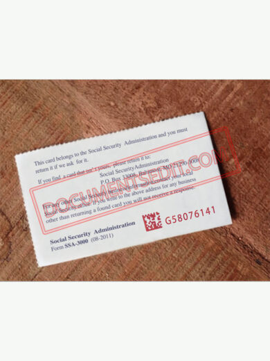 Social Security Card Template 56 b