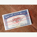 Social Security Card Template 56 f
