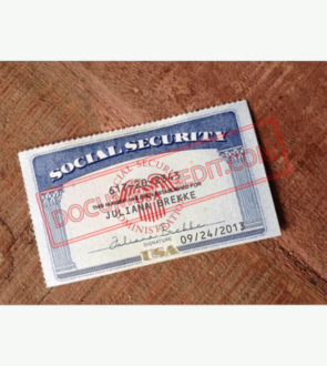 Social Security Card Template 56 f