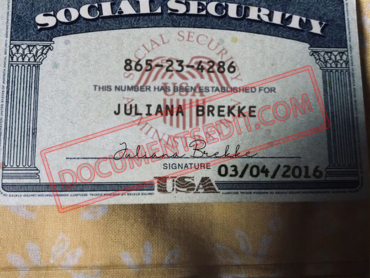 Social Security Card Template 59 f