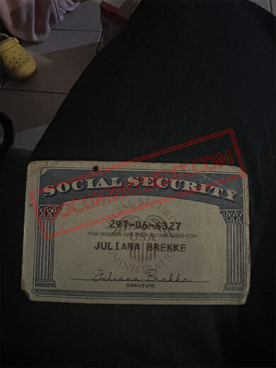 Social Security Card Template 61
