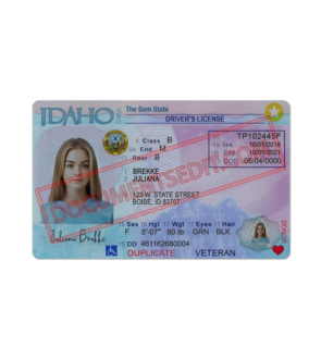 Idaho Driver License PSD Template New f (1)