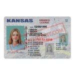 Kansas Driver License PSD Template New f