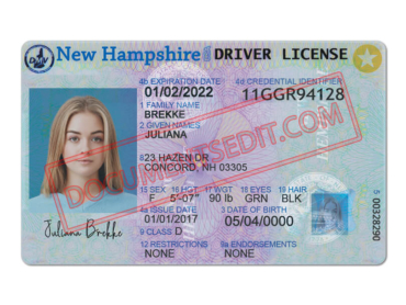 New Hampshire Driver License