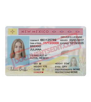 New Mexico Driver License