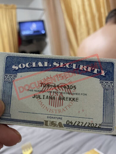 Social Security Card Template 66