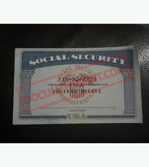 Social Security Card Template 68 ff