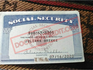 Social Security Card Template 70 f