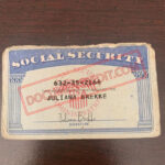 Social Security Card Template 71 f