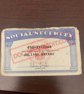 Social Security Card Template 71 f