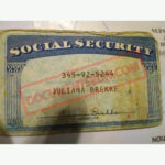 Social Security Card Template 75