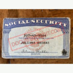 Social Security Card Template 77 f