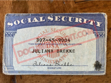 Social Security Card Template 77 f