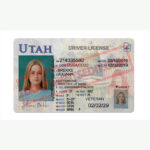 Utah Driver License Template New ff