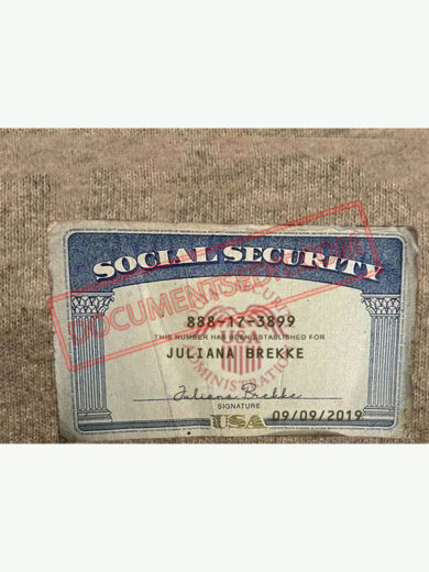 Social Security Card Template 83