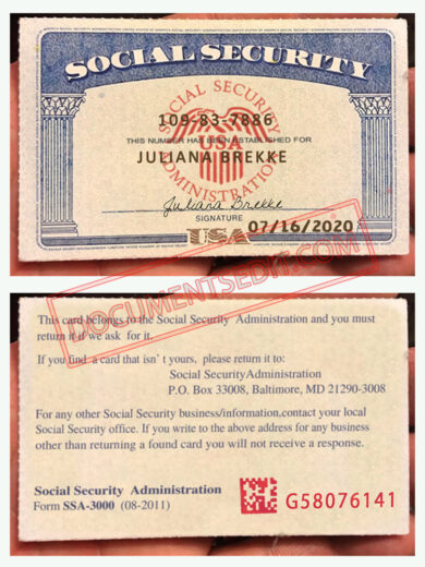 Social Security Card Template 86 bb
