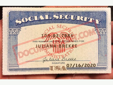 Social Security Card Template 86 f