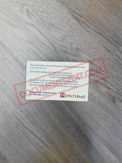 Social Security Card Template 87 b