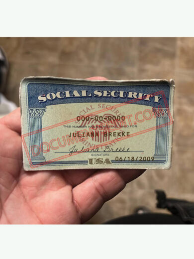 Social Security Card Template 88