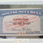 Social Security Card Template 101 f