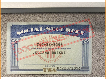 Social Security Card Template 106 - DocumentsEdit 2
