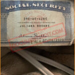 Social Security Card Template 107