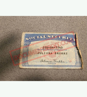 Social Security Card Template 90 f